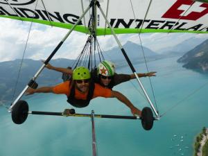 hang gliding